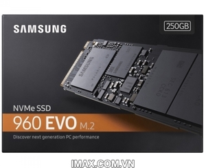 Ổ cứng SSD Samsung 960 EVO 250GB PCIe NVMe - M.2 (MZ-V6E250BW)