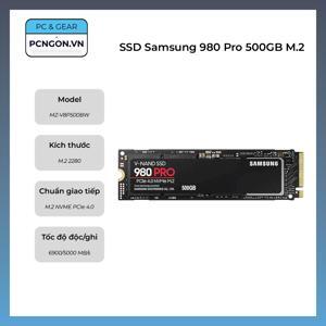 Ổ cứng SSD Samsung 980 MZ-V8P500BW