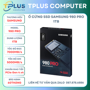 Ổ cứng SSD Samsung 980 PRO 1TB PCIe NVMe MZ-V8P1T0BW