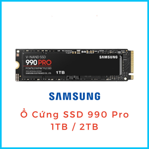 Ổ cứng SSD Samsung 990 PRO 2TB PCIe NVMe 4.0×4