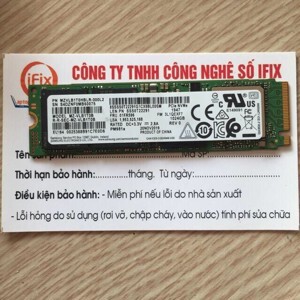 Ổ cứng SSD Samsung M2 PCIE NVME PM961 - 256GB