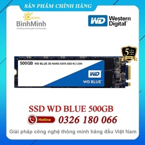 Ổ cứng SSD WD 500GB WDS500G2B0B (M2-2280)