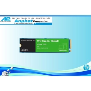 Ổ cứng SSD WD SN350 Green 960GB NVMe PCIe Gen3x4 8 Gb/s WDS960G2G0C