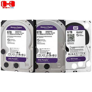 Ổ Cứng Western 6TB WD60PURX (Dùng đầu ghi 32 kênh)