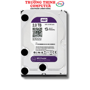 Ổ cứng Western Digital Purple 2TB 64MB Cache WD22PURZ