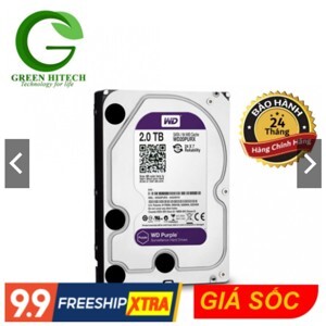 Ổ cứng Western Digital WD20PURX Purple 2Tb SATA3