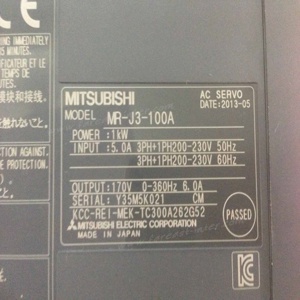 Ổ đĩa Mitsubishi MR-J3-100A