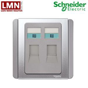 Ổ điện thoại đôi Neo Schneider E3032RJ_GS_G19