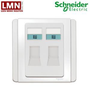 Ổ điện thoại đôi Neo Schneider E3032RJ_WW_G19