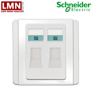 Ổ điện thoại đôi Neo Schneider E3032RJ_WW_G19