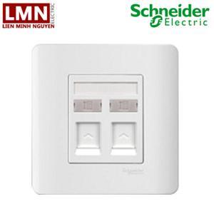 ổ điện thoại đôi  Schneider E8432RJS4_G19