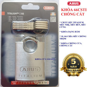 Ổ Khóa ABUS Titalium Chống Cắt 66CSTi/60