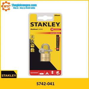 Ổ khoá đồng 25mm Stanley S742-041