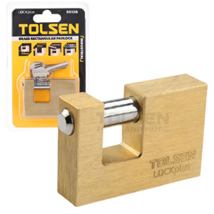 Ổ khóa đồng cầu ngang 70mm Tolsen 55127