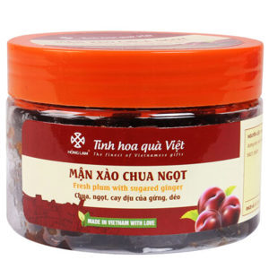 Ô mai mận xào chua ngọt Hồng Lam - hộp 200g