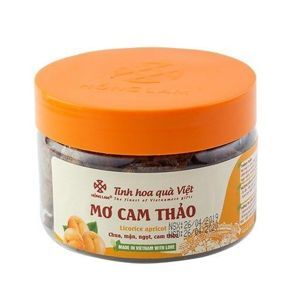 Ô mai mơ cam thảo Hồng Lam - hộp 200g