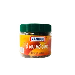 Ô mai mơ gừng chua mặn ngọt Hồng Lam - hộp 200g