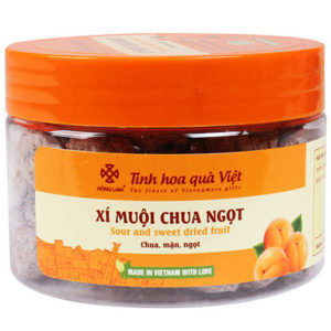 Ô mai xí muội chua ngọt Hồng Lam - hộp 200g