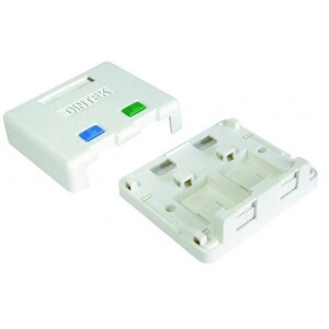 Ổ mạng nổi 2 port DINTEK – Surface mount box 1301-02013