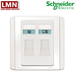 Ổ mạng ổ điện thoại NEO Schneider E3032TD-WW-G19