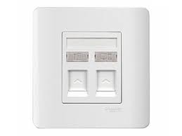 Ổ mạng + ổ điện thoại Schneider Zencelo Series E8432TDRJS_6_G19