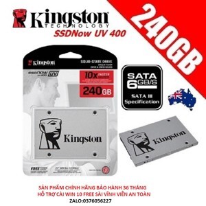 Ổ SSD Kingston UV400S37 120Gb SATA3 (đọc: 550MB/s /ghi: 350MB/s)