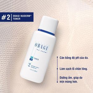 Nước hoa hồng làm sạch lỗ chân lông, cân bằng PH Obagi NuDerm Toner