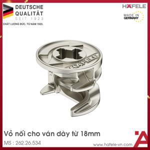 Ốc liên kết 15/18 mạ nickel Hafele 262.26.534