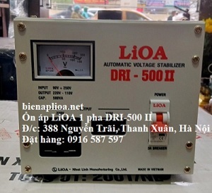 Ổn áp 1 pha LiOA DRI-500II