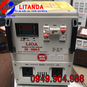 Ổn áp 1 pha LiOA DRII-5000II