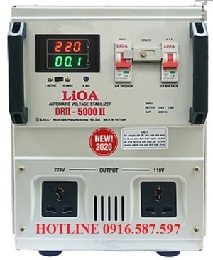 Ổn áp 1 pha LiOA DRII-5000II