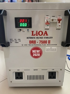 Ổn áp Lioa DRII-7500 (DRII7500) - 7.5 KVA