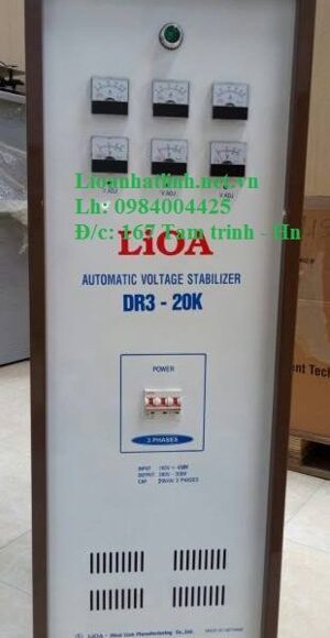 Ổn áp 3 pha LiOA DR3-20KII