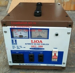 Ổn áp Lioa DRII-2000 - 2 KVA