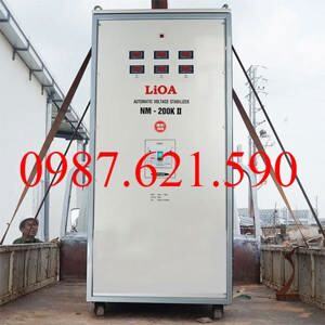 Ổn áp Lioa 3 pha khô điều chỉnh 3 pha độc lập NM-200KII