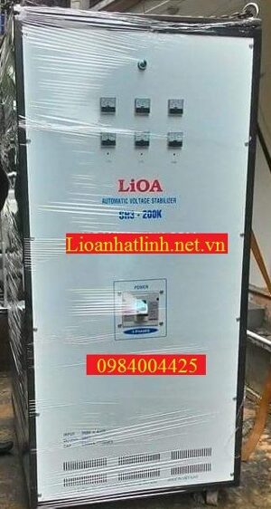 Ổn áp Lioa 3 pha khô điều chỉnh 3 pha độc lập SH3-200KII