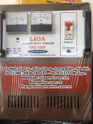 Ổn áp Lioa DRII-5000- 5 KVA