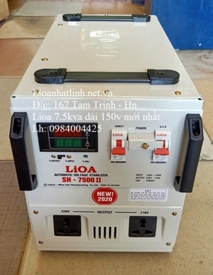 Ổn áp Lioa SH-7500 - 7.5 KVA