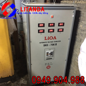 Ổn áp Lioa DR3-75K - 75 KVA