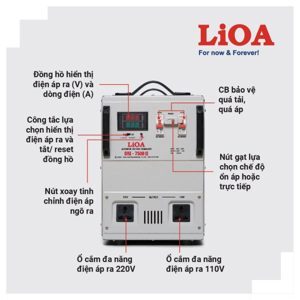 Ổn áp Lioa DRI-7500II - 1 pha