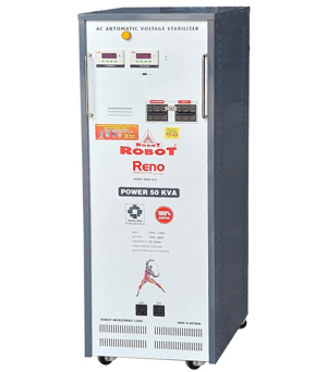 Ổn áp Robot 1 pha Reno 50KVA (150V - 250V)