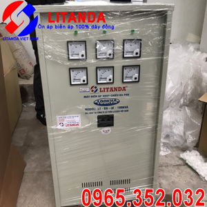 Ổn áp Robot 3 pha 100kva (Dây đồng)