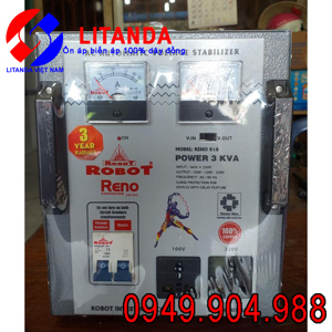 Ổn áp Robot 3KVA (40V - 240V)