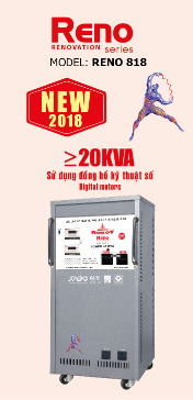 Ổn áp Robot Reno 818 - 20KVA (40V-240V)