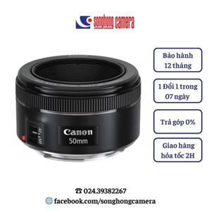 Ống kính Canon EF50mm F/1.8 STM - Hàng Chính Hãng