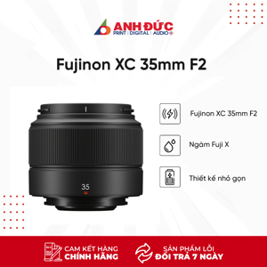 Ống kính Fujifilm XF35mm F2 R WR - màu đen/ bạc