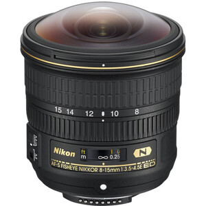 Ống kính - Lens Nikon AF-S Fisheye Nikkor 8-15mm f/3.5-4.5E ED