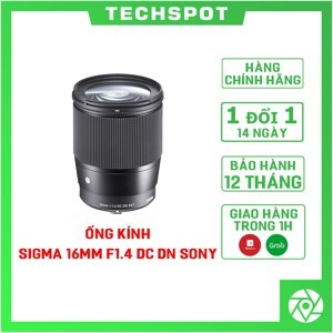 Ống kính - Lens Sigma 16mm F1.4 DC DN For Sony