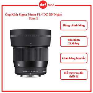 Ống kính - Lens Sigma 56mm F/1.4 DC DN For Sony E (Chính Hãng)