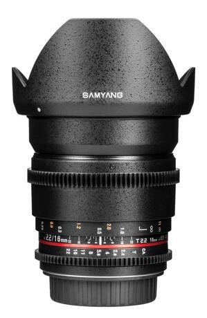 Ống kính Samyang 16mm T2.2 VDSLR II